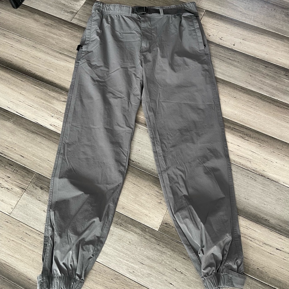H&M Pants Womens M Gray  Elastic Waist Lightweight